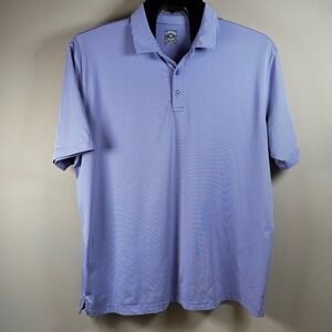 Callaway XXL Golf Polo Shirt Purple Striped Opti-Dri Performance‎ Mens